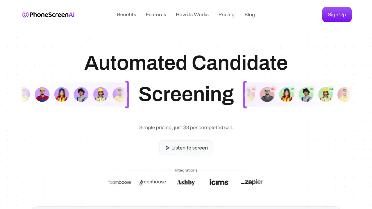 PhoneScreen.ai screenshot