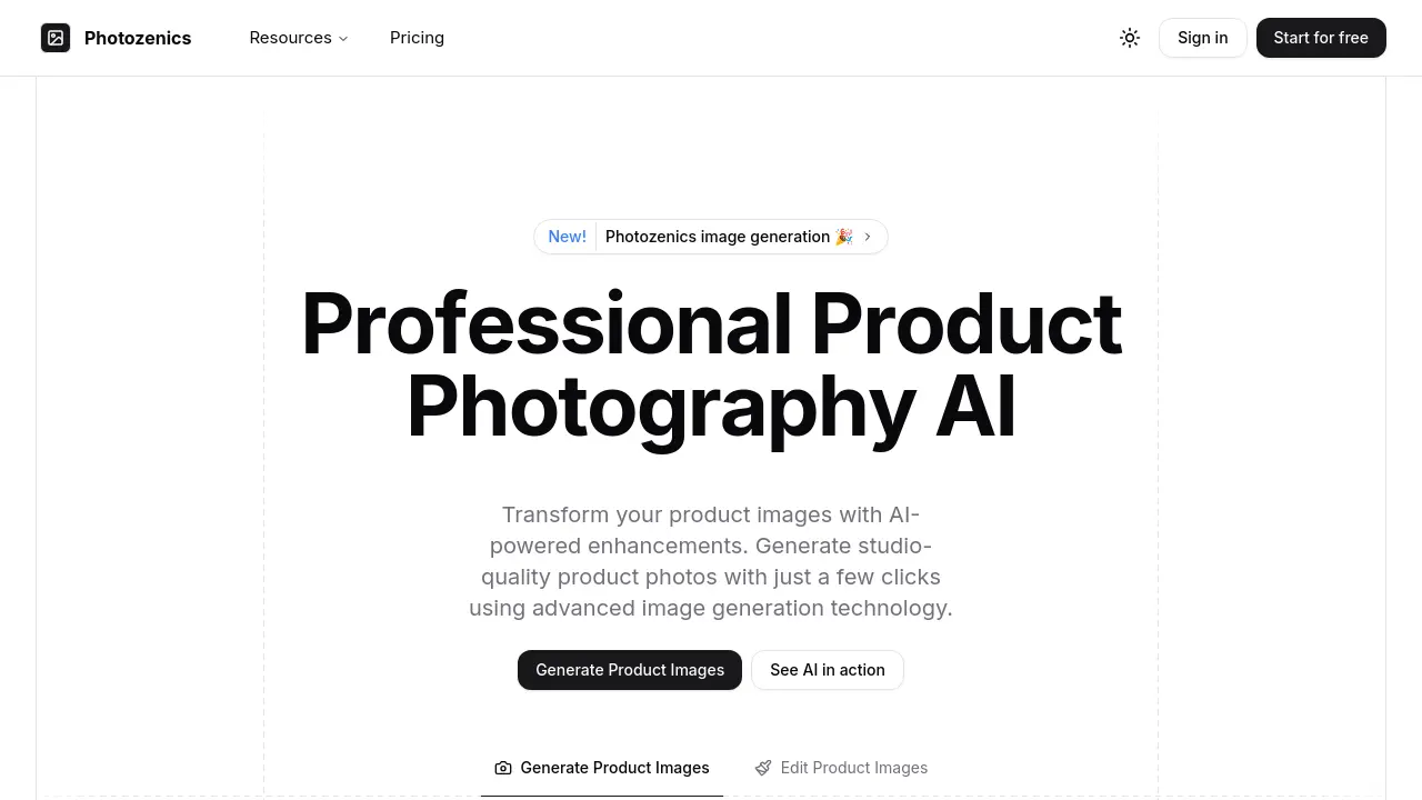 Photozenics screenshot