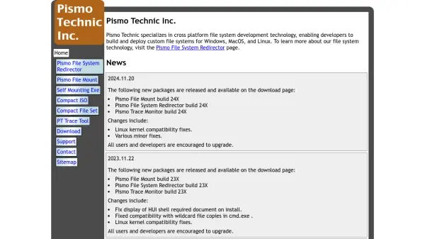 Pismo File System Redirector