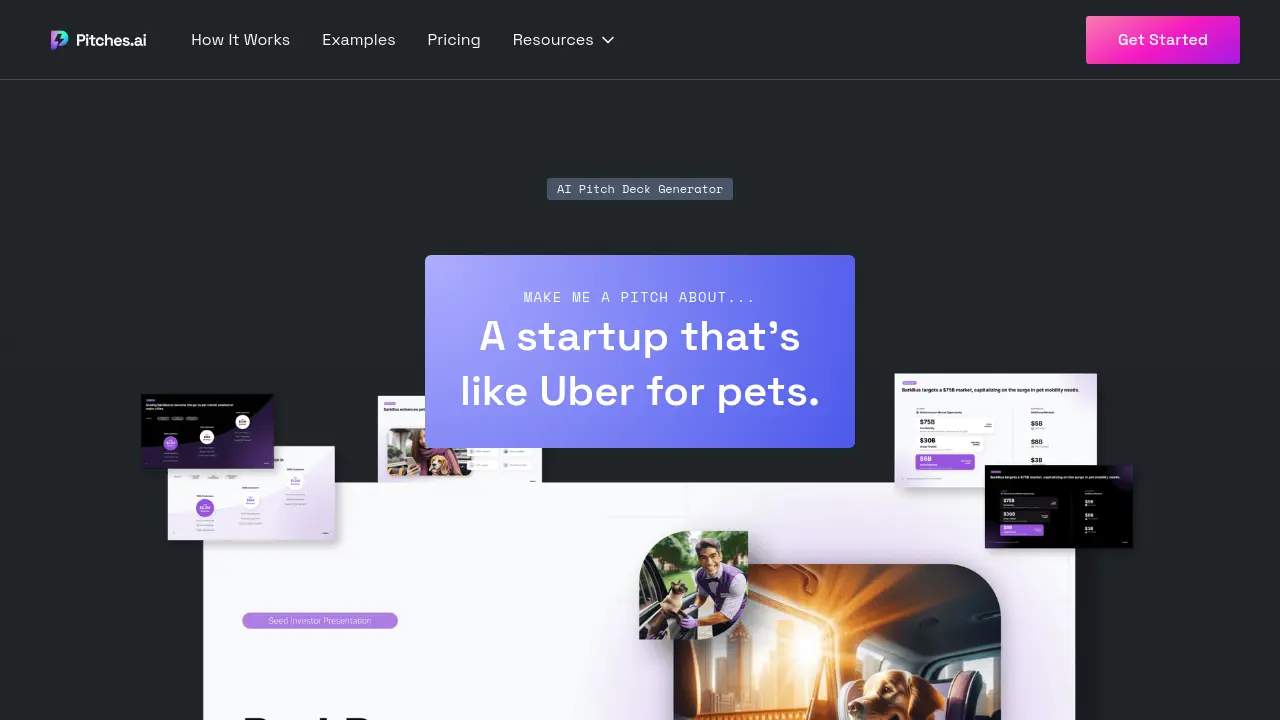Pitches.ai screenshot
