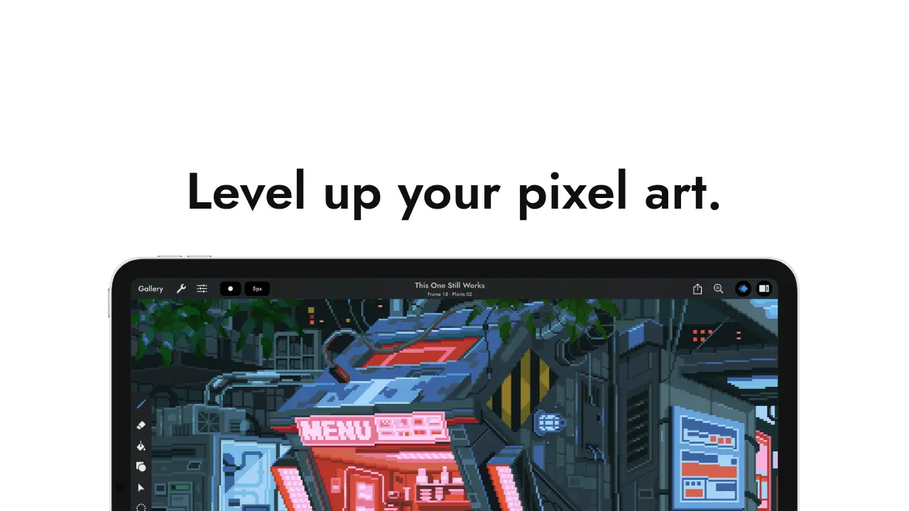 Pixaki - The Best Pixel Art App for iPad