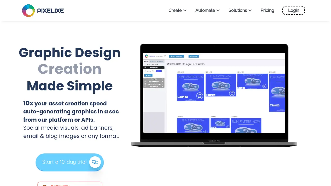 Pixelixe - Graphic Design Creation Automation Generation Made Simple