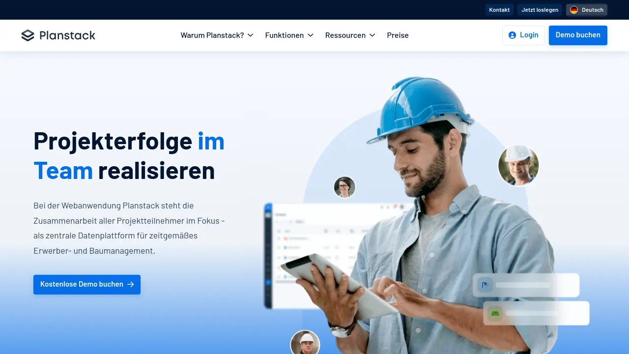 Planstack Logo Planstack - The platform for collaboration in construction projects