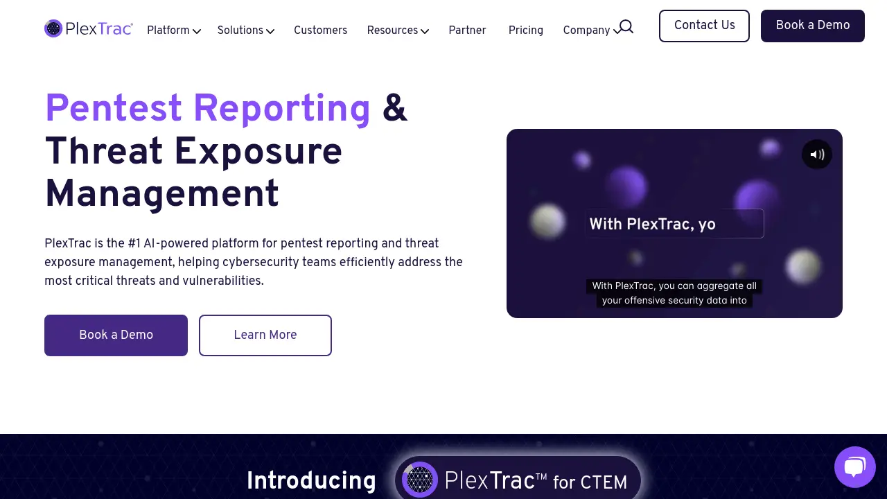 PlexTrac - AI-Powered Pentest Reporting and Threat Exposure Management