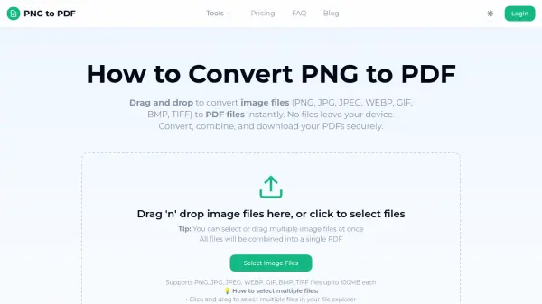 PNG to PDF Converter