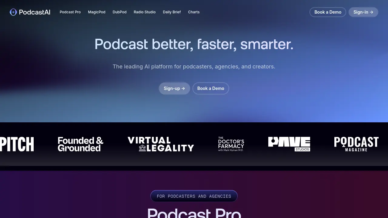 PodcastAI screenshot