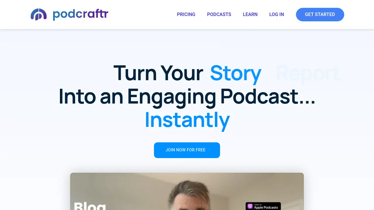 Podcraftr screenshot