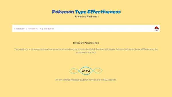 Pokemon Type Effectiveness