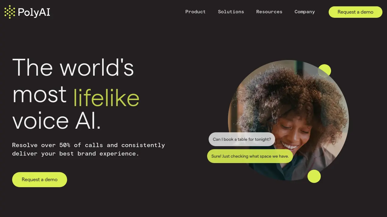 PolyAI - The world's most lifelike voice AI for customer service
