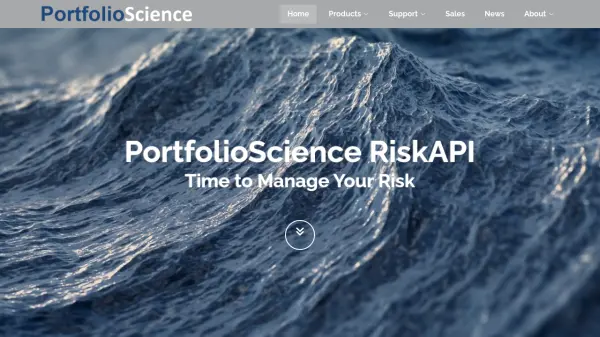 PortfolioScience RiskAPI