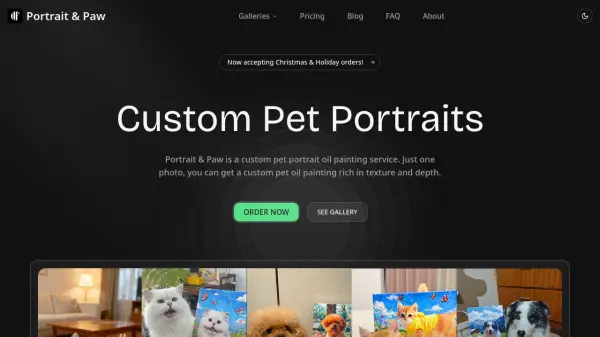 Portrait & Paw
