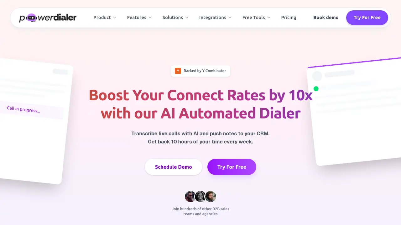PowerDialer - Boost Your Connect Rates by 10x with our AI Automated Dialer