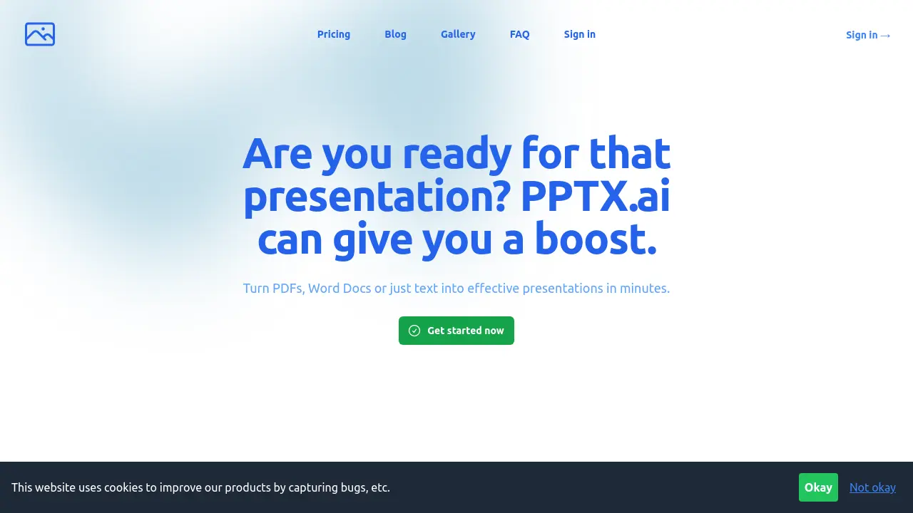 PPTX.ai screenshot