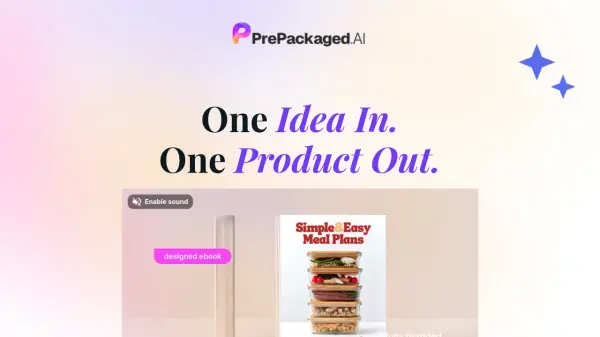 PrePackaged.AI