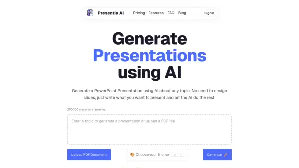 Presentia AI