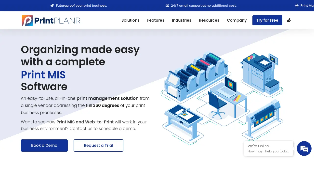 PrintPLANR - AI-Powered Print Management and Web-to-Print Solution