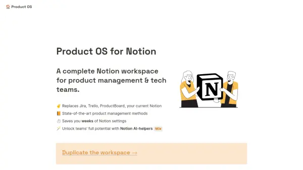 Product OS for Notion