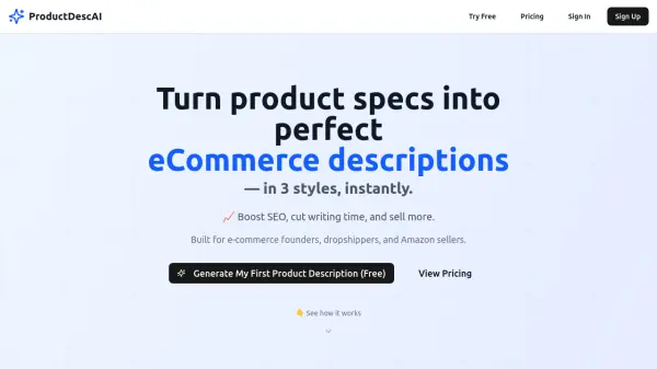 ProductDescAI