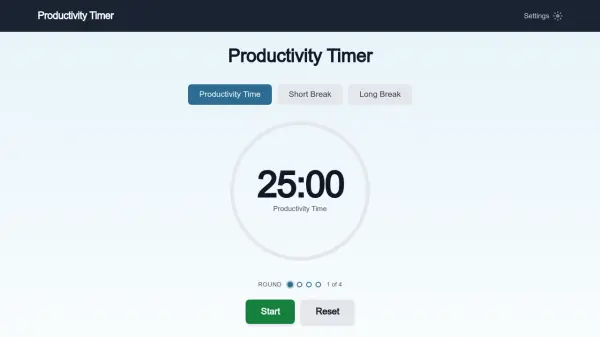 Productivity Timer