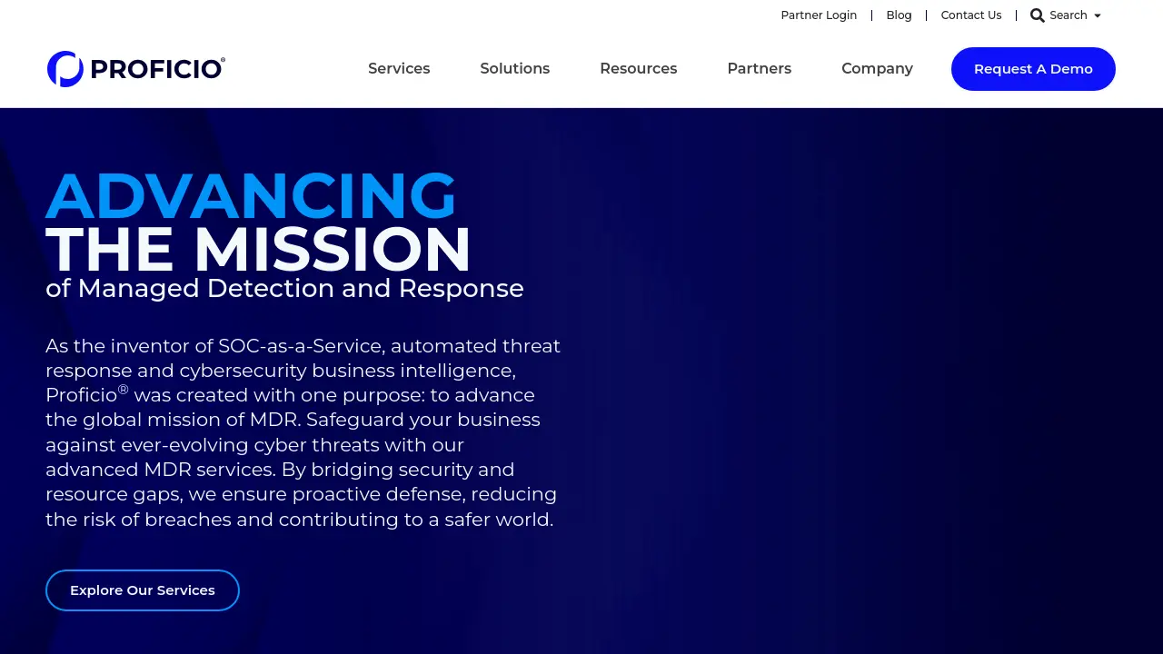 Proficio - Advanced Managed Detection and Response for Cybersecurity
