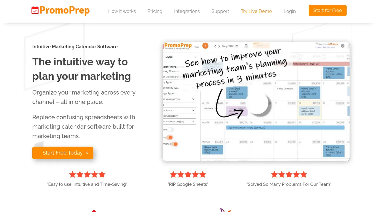 PromoPrep - The intuitive way to plan and track your marketing