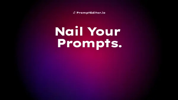 PromptEditor.io