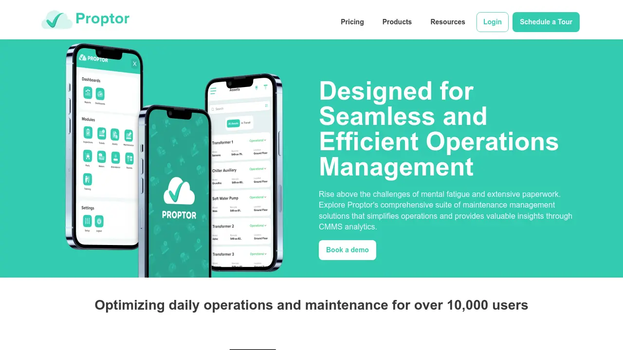 Proptor - Seamless and Efficient Operations Management