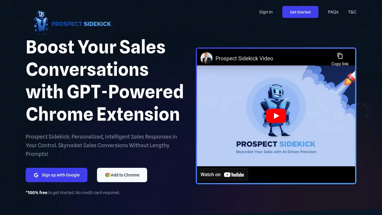 Prospect Sidekick - Personalized, Intelligent Sales Responses in Your ...