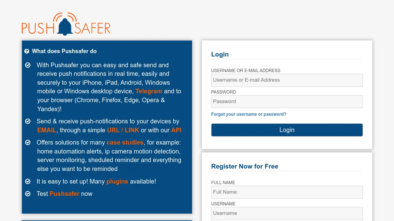 Pushsafer - Send and receive real-time push notifications securely ...