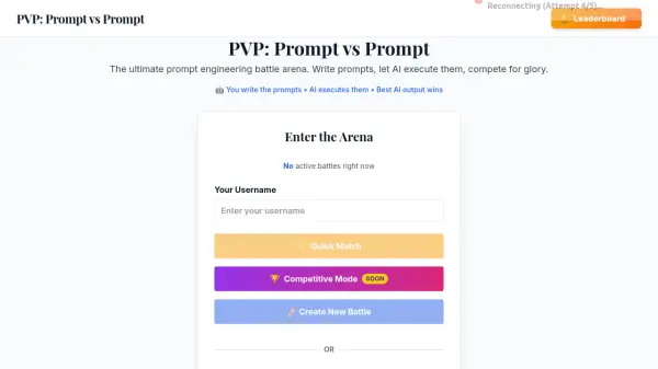 PVP: Prompt vs Prompt