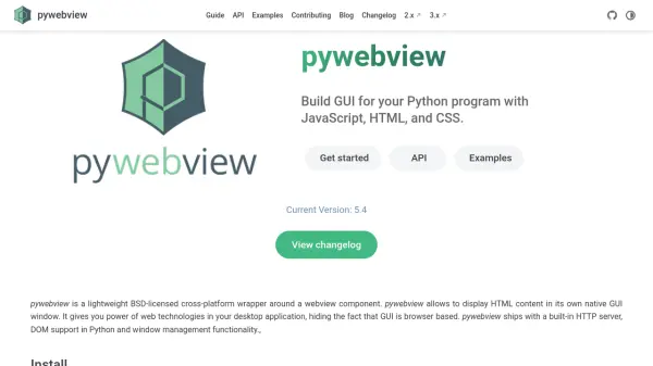 pywebview