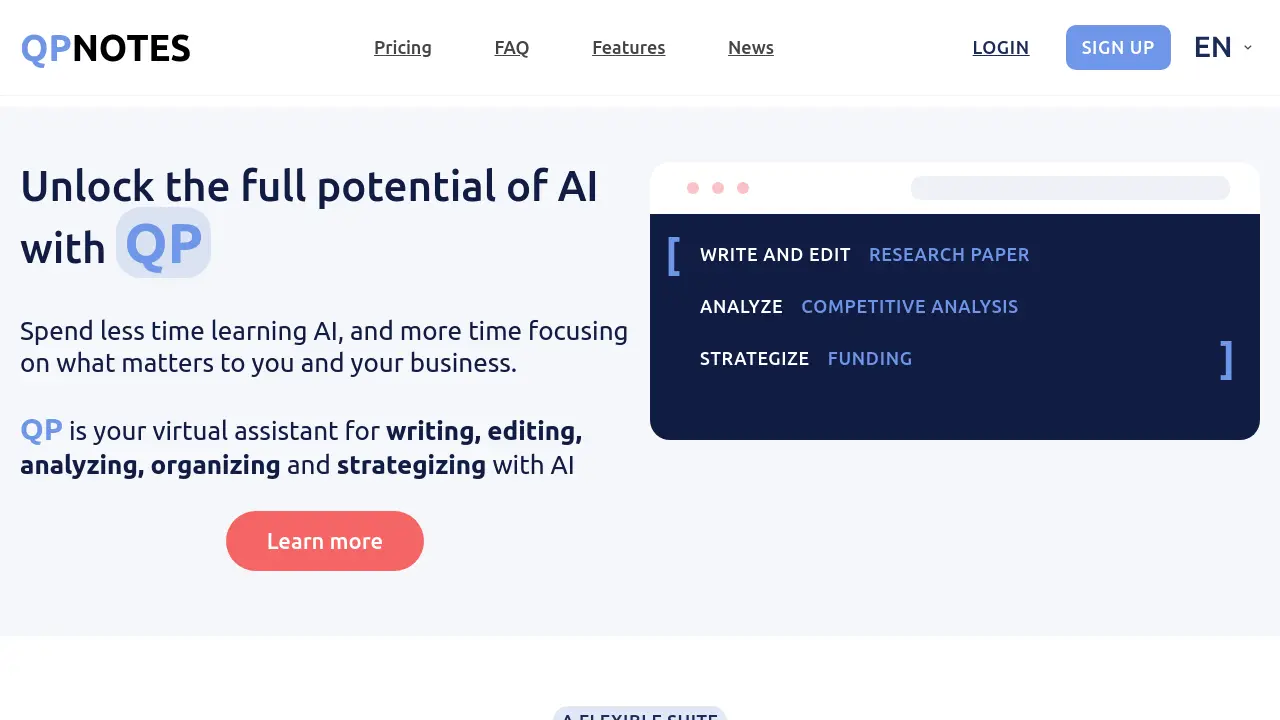 qpnotes - AI-Powered Notes for Meetings & YouTube
