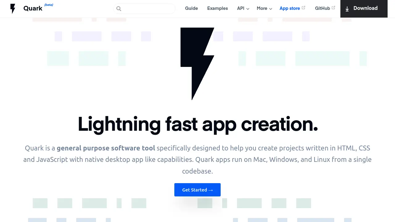 Quark - Lightning fast app creation with native desktop capabilities