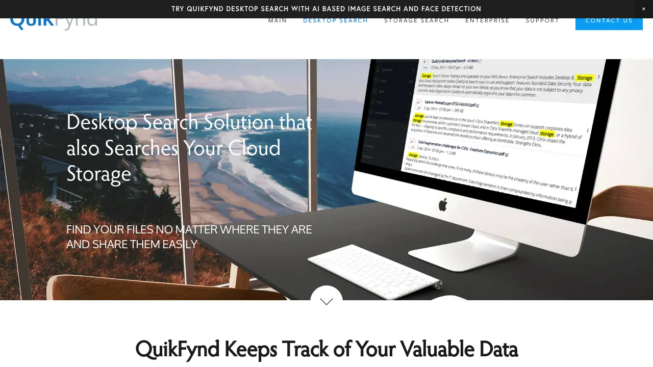 QuikFynd - Desktop search solution that also searches your cloud storage