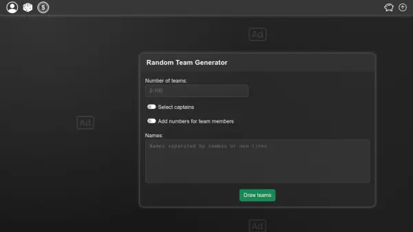 Random Team Generator