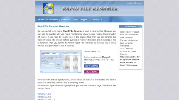 Rapid File Renamer