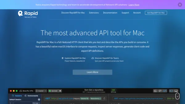 RapidAPI for Mac