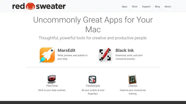 Red Sweater Software
