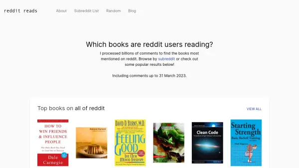 Reddit Reads