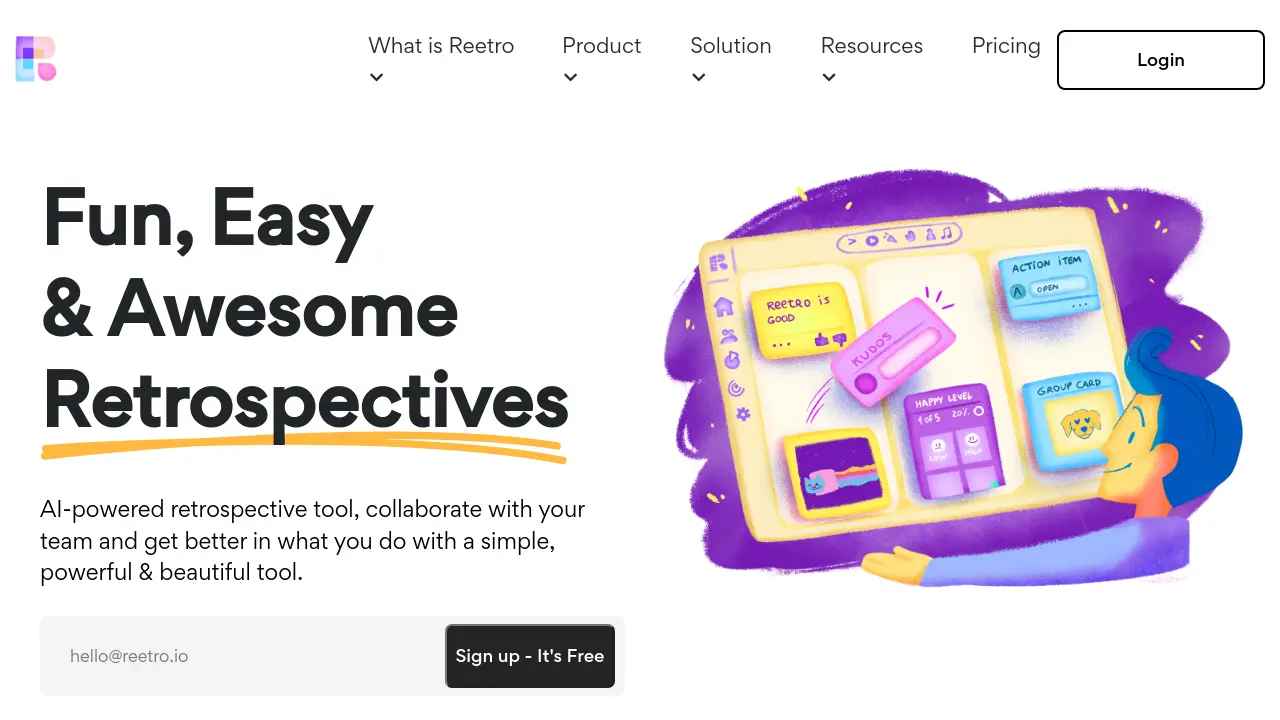 Reetro - AI-Powered Retrospectives for Seamless Team Collaboration and ...