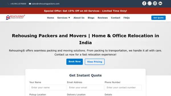 Rehousing Packers and Movers