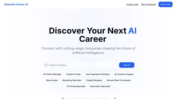 Remote Career AI