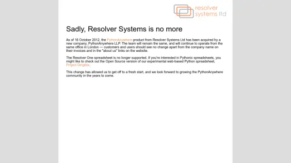 Resolver Systems
