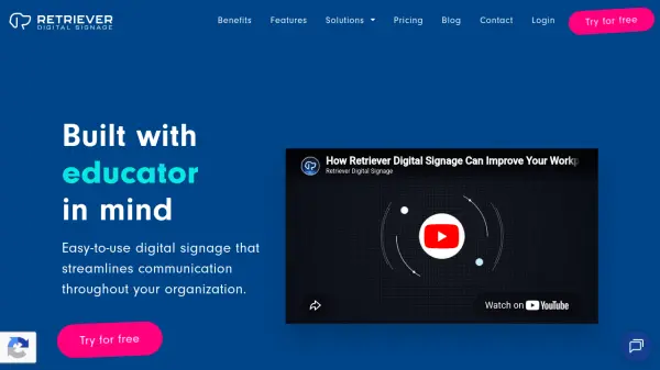Retriever Digital Signage