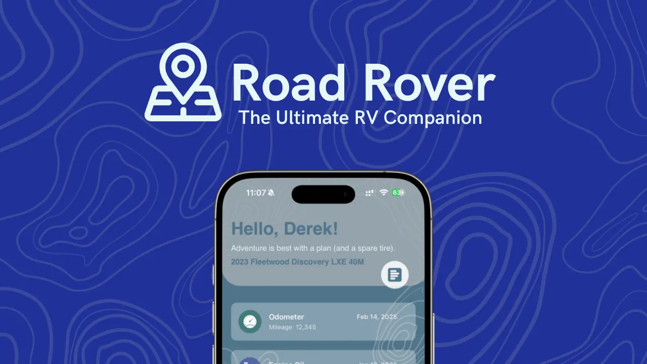 Rover Add Road Rover - Your all-in-one RV companion for maintenance, checklists ...