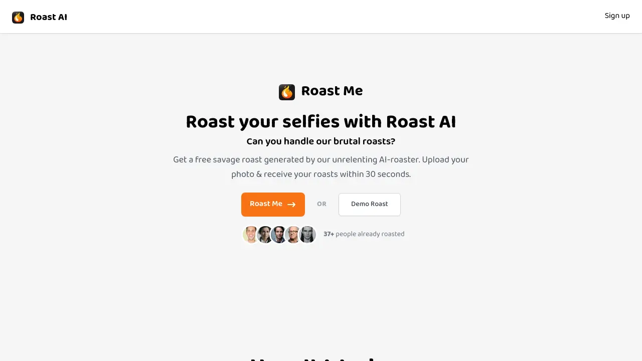 Roast AI - Roast your selfies with AI