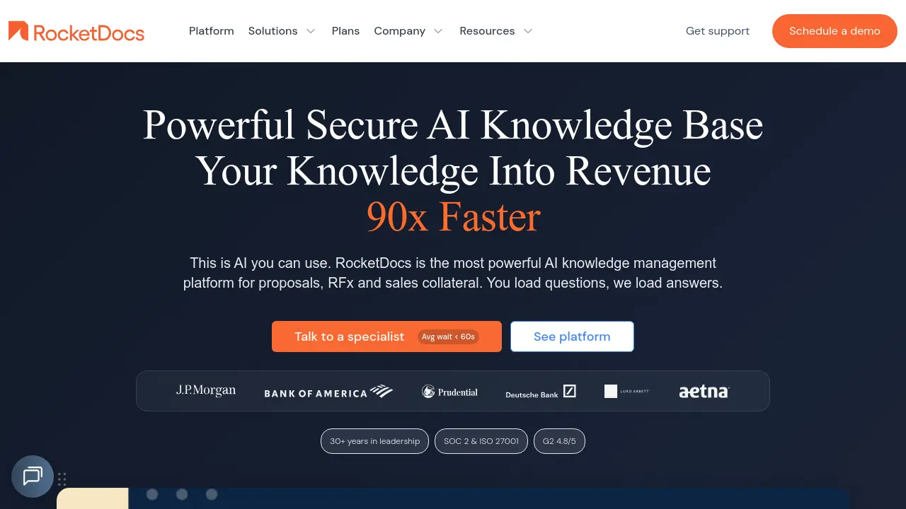 Rocketdocs Icon RocketDocs - Powerful Secure AI Knowledge Base That Turns Your ...