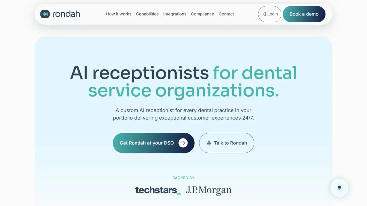 Rondah AI - AI Receptionists for Dental Service Organizations