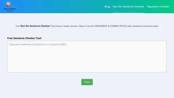 Run On Sentence Checker
