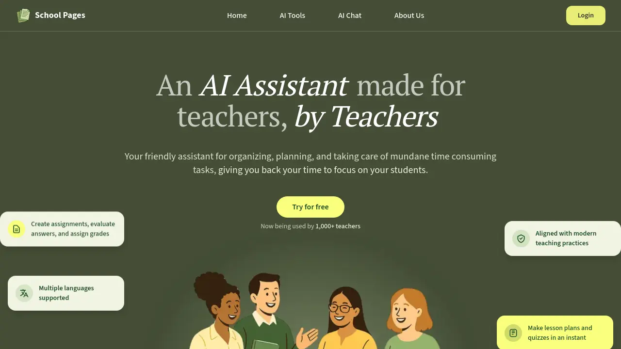 School Pages screenshot